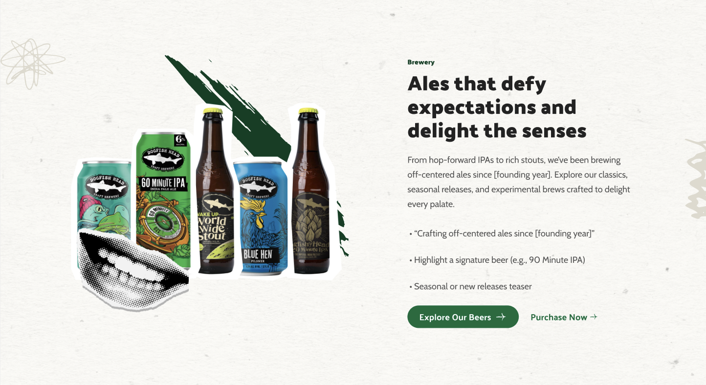 Dogfish Head screen