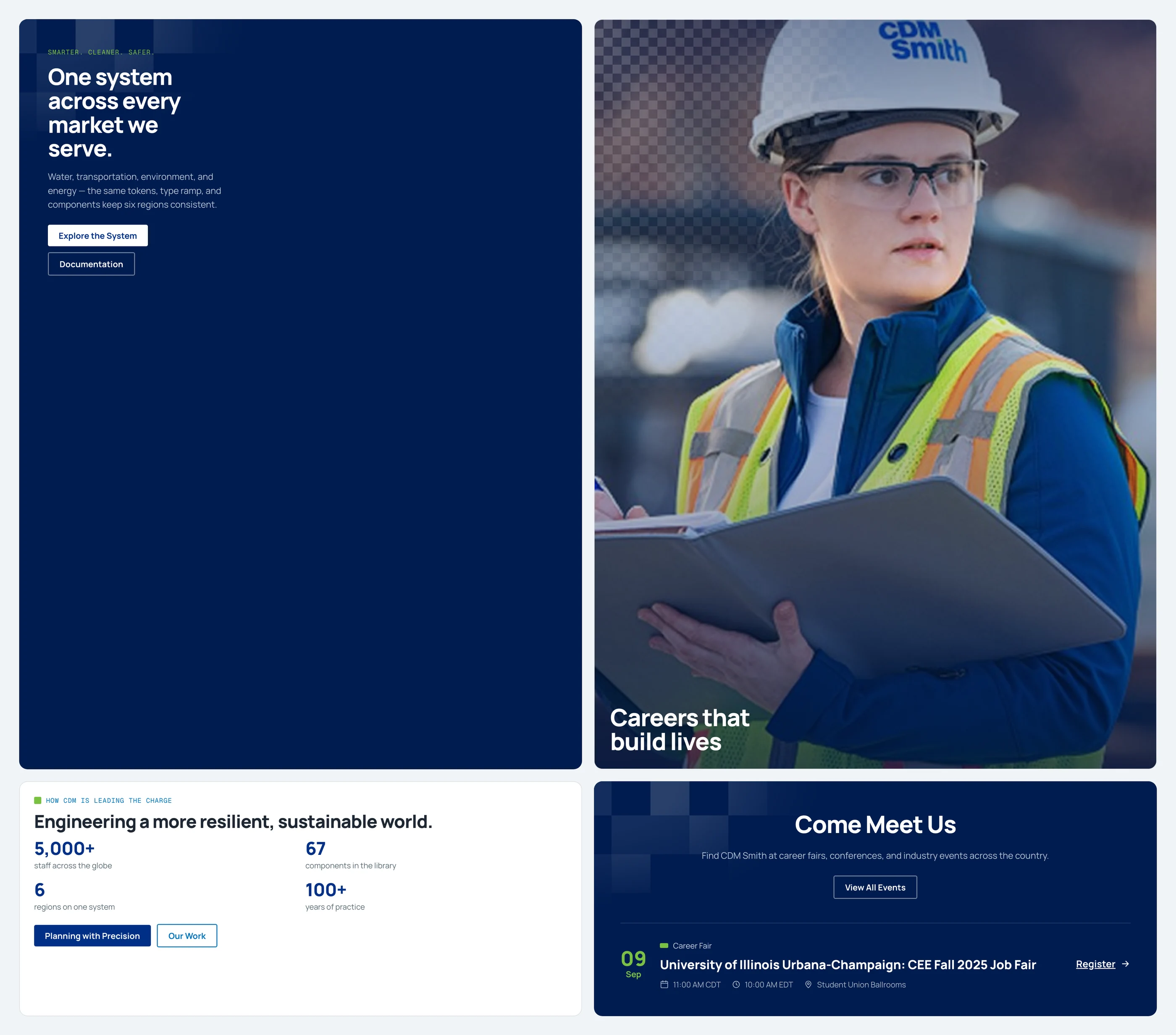 CDM Smith graphics and components in context