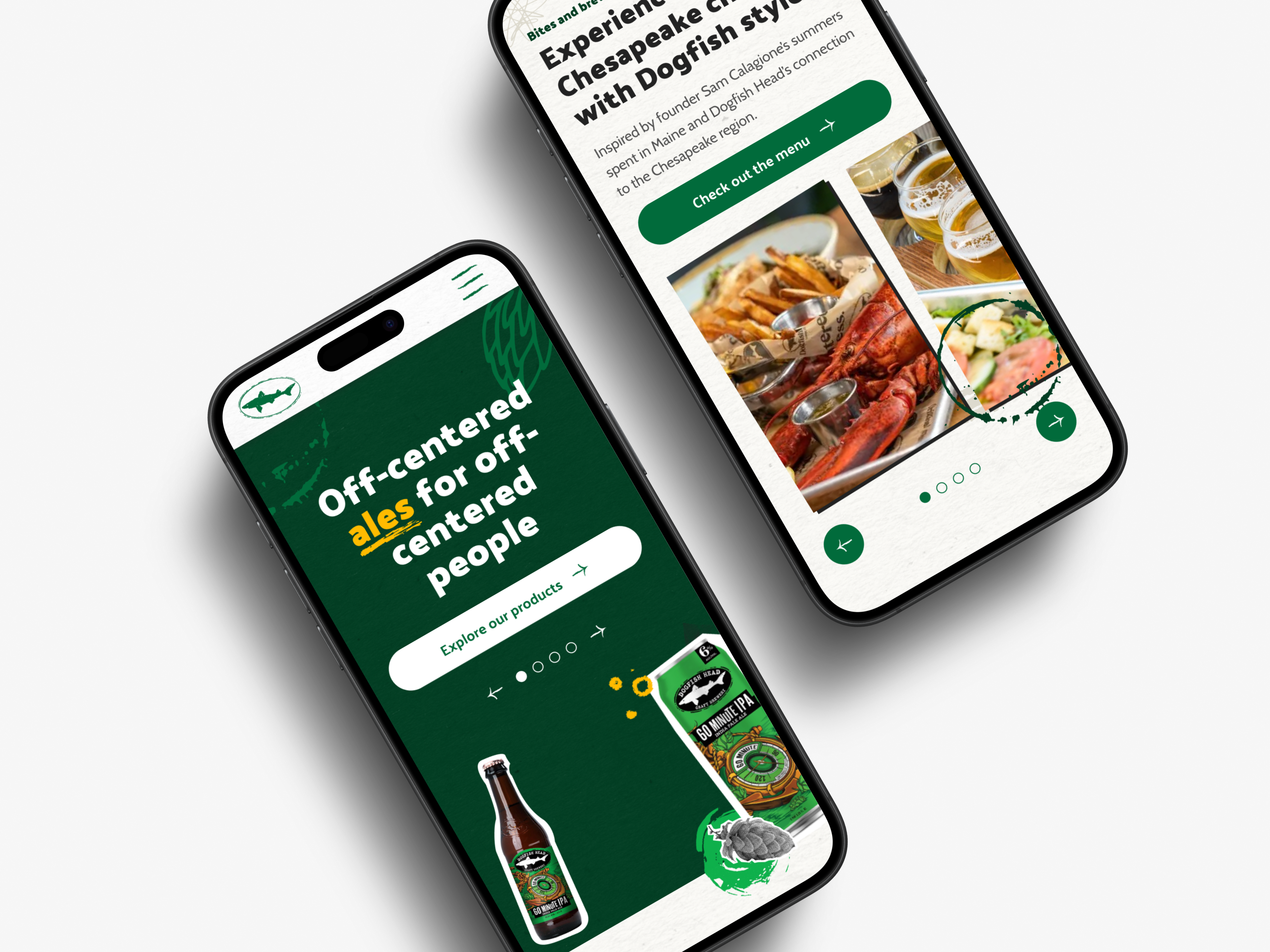 Dogfish Head 60 Minute IPA campaign visuals