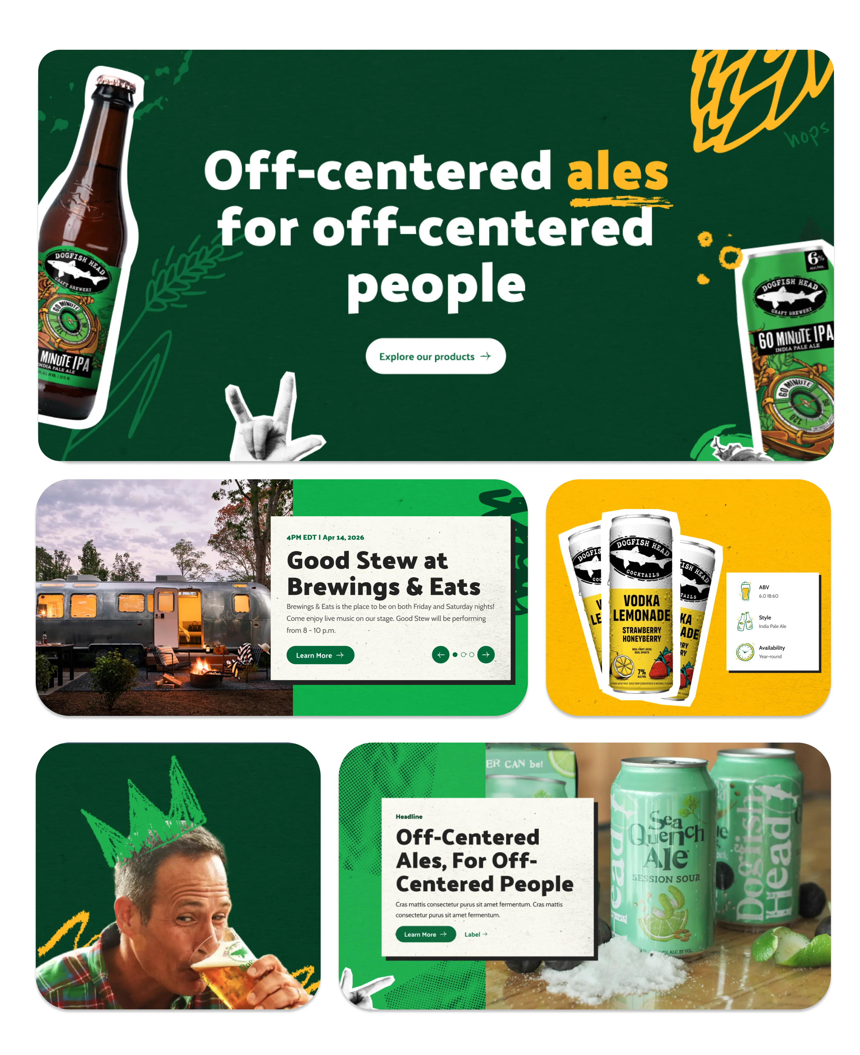 Dogfish Head design system overview