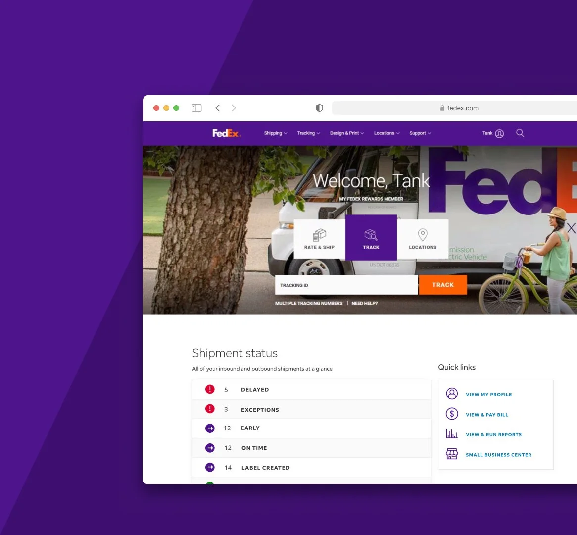 FedEx Control Center