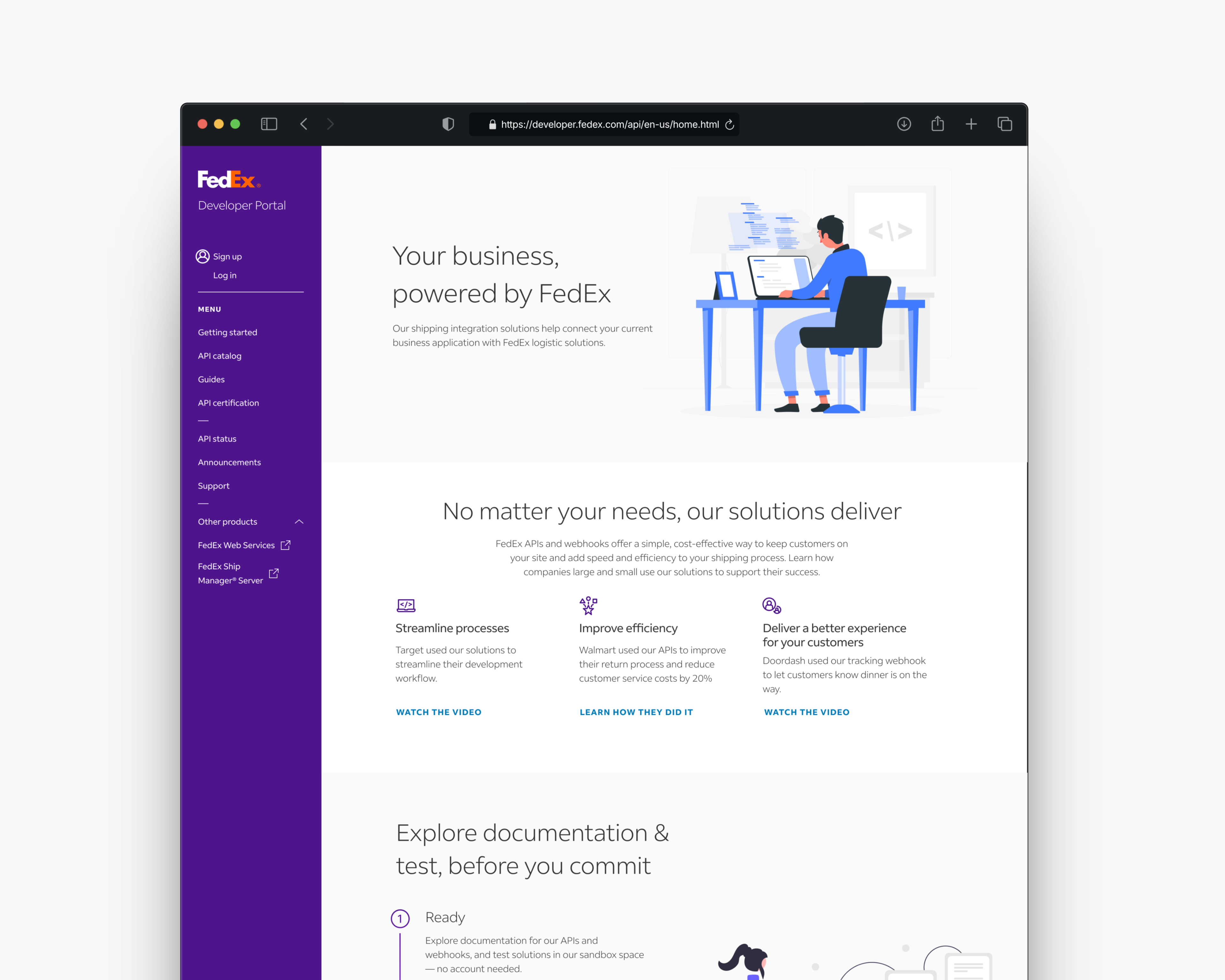 FedEx Developer Platform overview