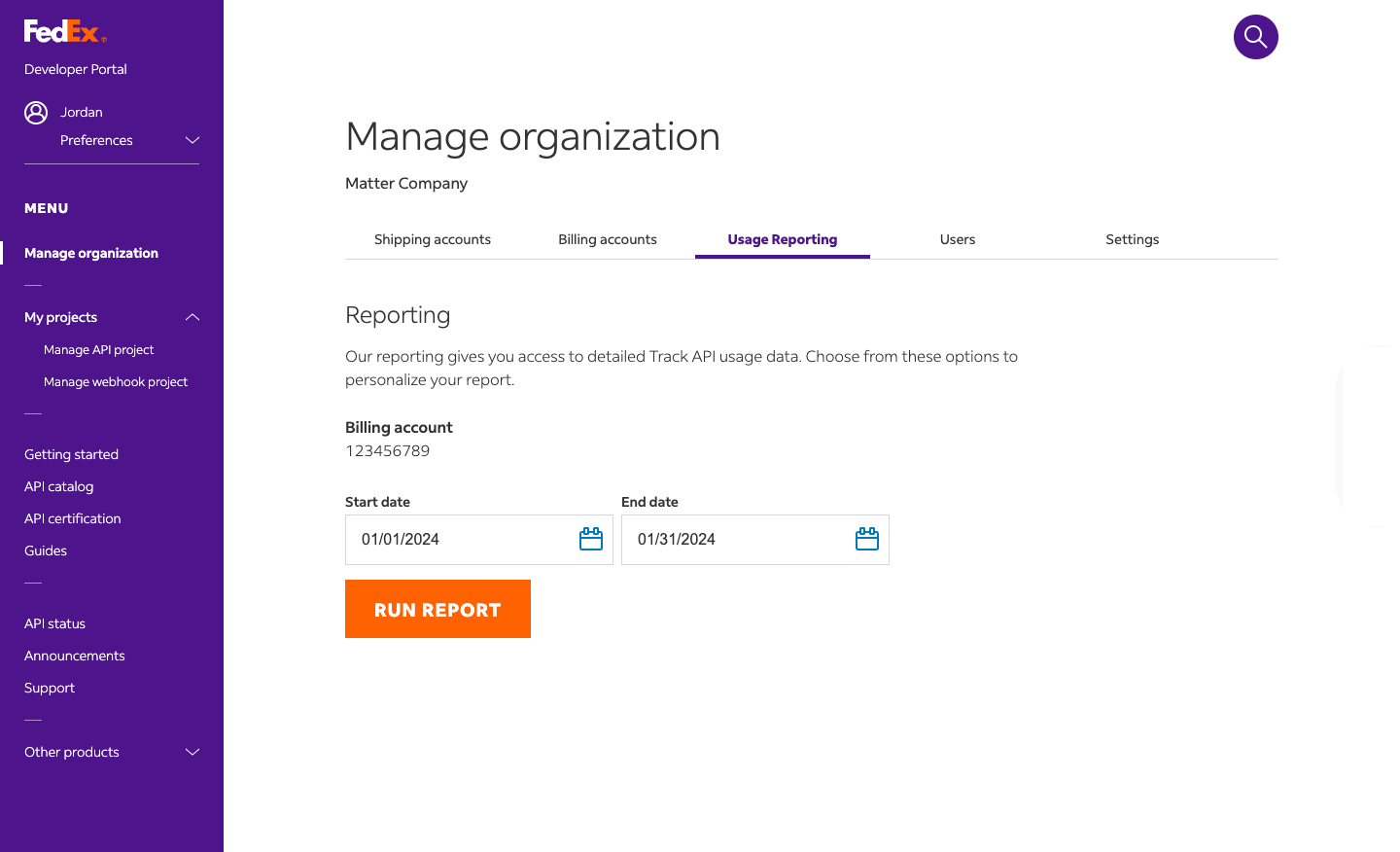Manage org users